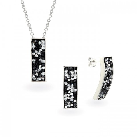КОМПЛЕКТ КОЛИЕ И ОБЕЦИ с Кристали SWAROVSKI/СВАРОВСКИ BB6003